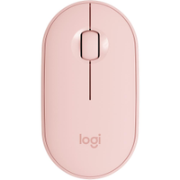 Mouse Logitech Bluetooth Pebble M350 Silent 3 Botões 1000 DPI - Rose