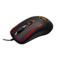 Mouse Gamer C3Tech 2400DPI Led Multicolors 4 Botões USB 2.0 - Preto