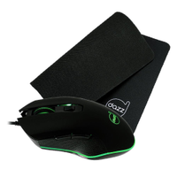 Kit Gamer Dazz Mouse Death Fire USB 3200DPI + Mouse Pad 22x30cm