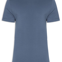 Camiseta Masculina Manga Curta Pima Performing - Azul