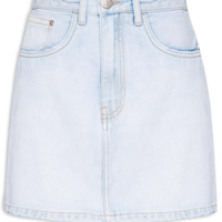Saia Jeans Box Delave - Azul