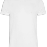 Camiseta Masculina Piquet Logo - Branco
