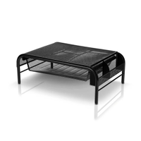 Suporte Para Monitor Multilaser Keep EI044 C/ Organizador de Mesa Aramado - Preto