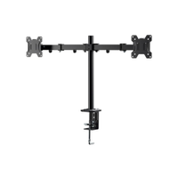 Suporte de Mesa Para 2 Monitores Multilaser AC367 Duplo Articulado 10 A 27 VESA 100X100 C/ Ajuste de Altura