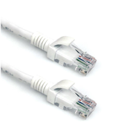 Cabo de Rede Plus Cable Patch Cord CAT6E C/RJ45 2,50m Branco