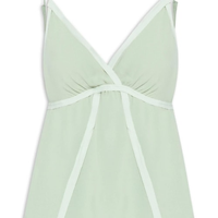 Blusa Feminina De Alça GGT Tiras Crepe - Verde