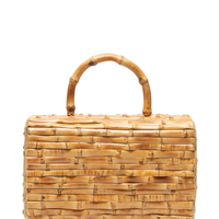 Bolsa Feminina Monica Bambu - Bege - Glorinha Paranaguá