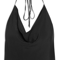 Blusa Feminina Crepe Decotada - Preto
