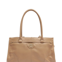 Bolsa Feminina Tote Couro Smash Grande - Bege