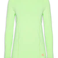 Camiseta Feminina Manga Longa Lisa - Verde