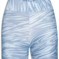 Short Feminino Estampado - Azul