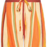 Short Feminino Linho Calma - Laranja