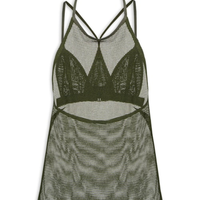 Blusa Feminina Frente Única Tela - Verde
