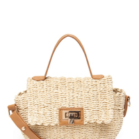 Bolsa Feminina Trama De Tela - Off White