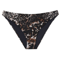 Calcinha De Biquíni Elegant Animalier - Marrom