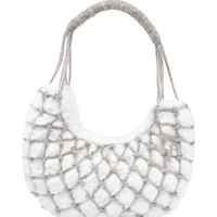 Bolsa Feminina Sophia Fluffy - Branco