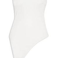 Blusa Feminina Assimétrica Sem manga - Off White