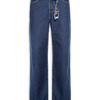 Calça Feminina Jeans Com Cinto - Azul