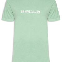 Camiseta Masculina Estampada Big Waves All Day - Verde