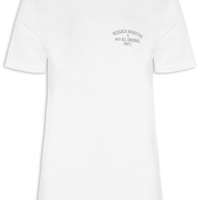 Camiseta Masculina Estampada Ressaca Monstra - Branco