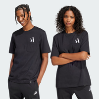 Camiseta Estampada Lounge Slides com Bolso Homem adidas