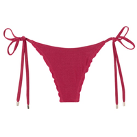 Calcinha De Biquíni Fio Dental Islamorada - Vermelho
