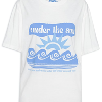 Camiseta Feminina Silk Under The Sun - Off White