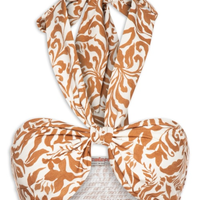Top Estampado - Marrom