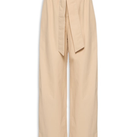 Calça Feminina Cós Faixa Reta - Bege