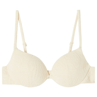 Parte De Cima De Biquíni Push-Up Cashmere Twist - Off-White