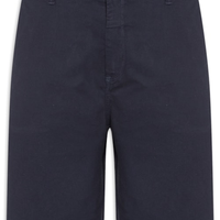 Bermuda Masculina Chino Sarja Elastano Tinturada - Azul