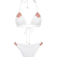 Top biquíni Triângulo Contour Off White