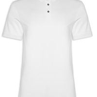 Polo Masculina Silk Blend Modal - Branco