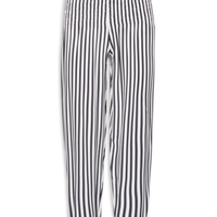 Calça Feminina Listrada Jogger - Azul