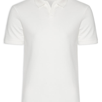 Polo Masculina Resort Regular Fit - Off White