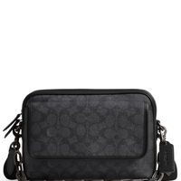 Bolsa Feminina Charter Flap Crossbody 24 Signature - Preto