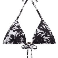 Parte De Cima De Biquíni Cortininha Palms - Preto