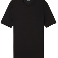 Camiseta Em Modal e Seda - Preto
