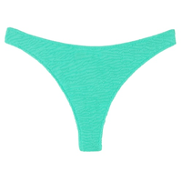 Calcinha De Biquíni Brasileira Crinkle Waves - Verde