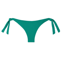 Calcinha De Biquíni Brasileira Com Amarração Classic Piquet - Verde