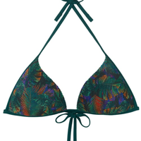 Parte De Cima De Biquíni Push-Up Night Foliage - Verde