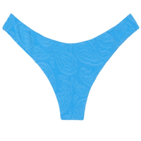 Calcinha De Biquíni Brasileira Cashmere Twist - Azul