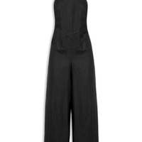 Macacão Feminino Enviesado - Preto