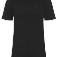 Camiseta Masculina Slim C Neck Tee - Preto