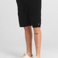 Bermuda Masculina Em Sarja - Preto