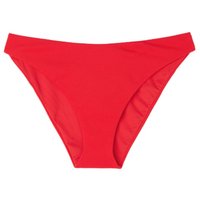 Calcinha De Biquíni Classic Piquet - Vermelho