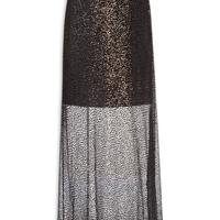 Saia Paula Midi - Preto