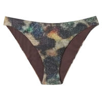 Calcinha De Biquíni Sparkling Camouflage - Marrom