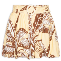 Short Feminino Balonê Amazônia - Amarelo