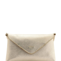 Bolsa Feminina Tiracolo Giorno Pequena Envelope - Dourado